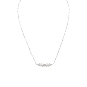 16" Handmade Cultured Freshwater Pearl Bar Necklace