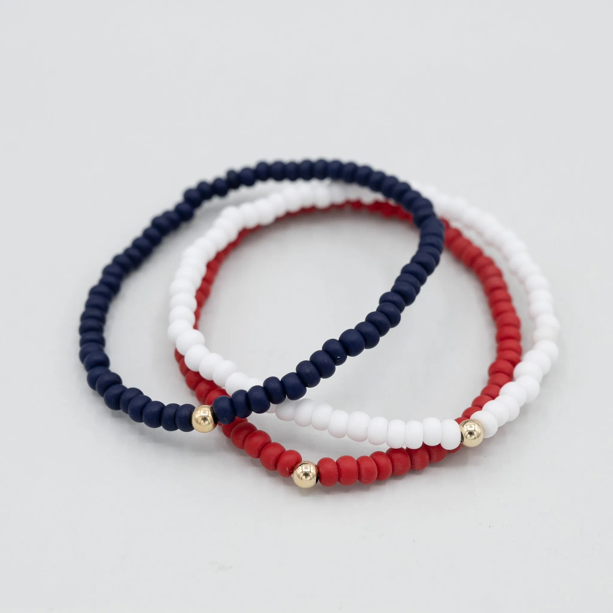 6mm Game Day Bracelet & Stacker Set