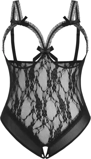 Avidlove Plus Size Lingerie Exotic Teddies Bodysuits One Piece Lace Babydoll Sleepwear