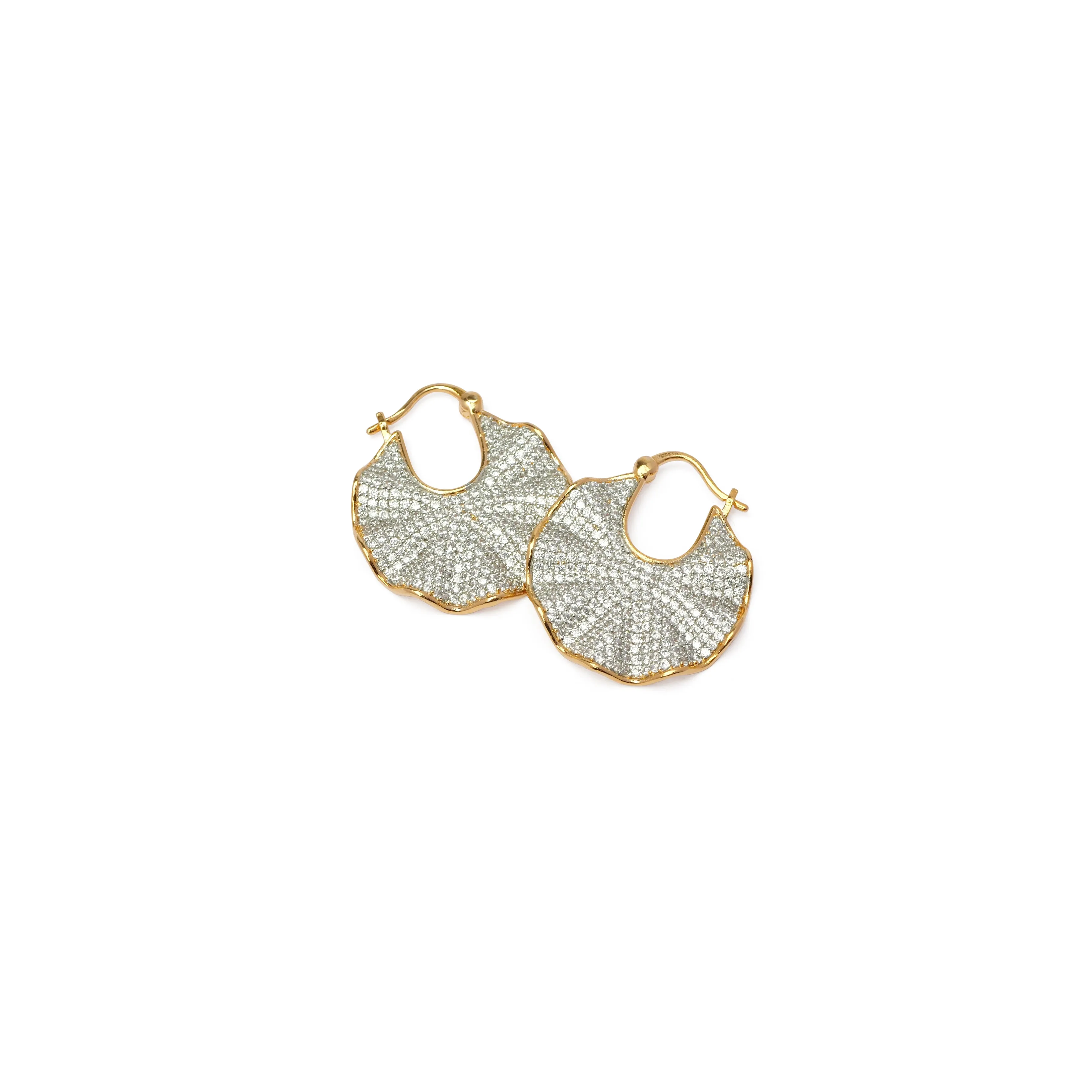 Ayla Cubic Zirconia Earrings in White