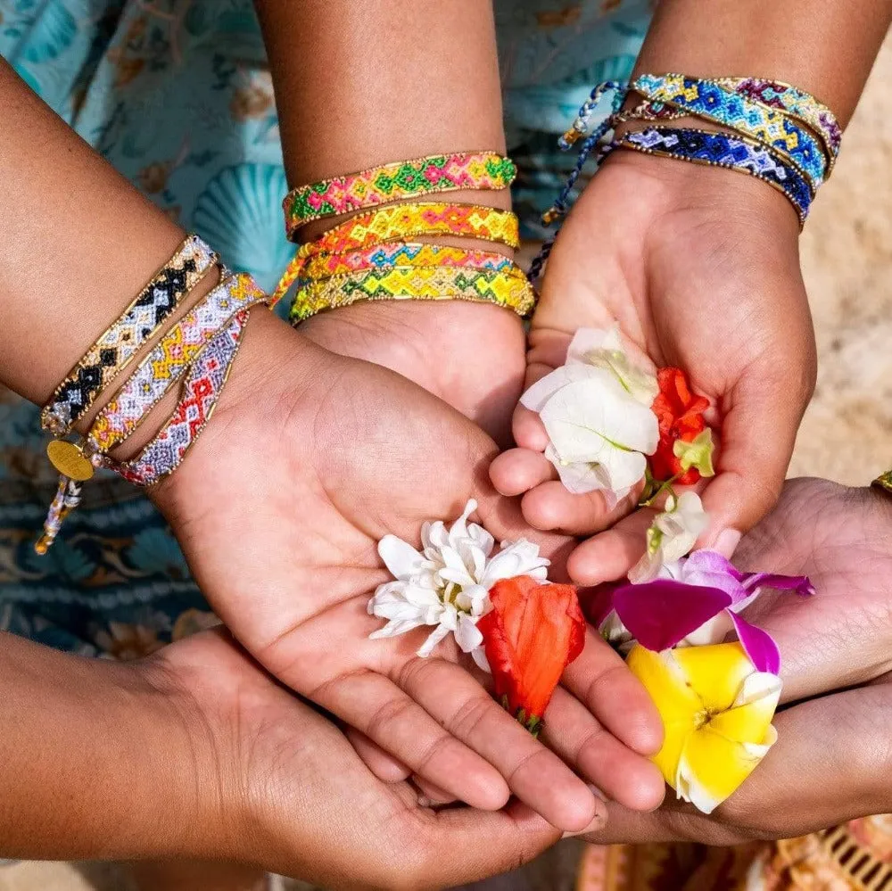 Bali Friendship Bracelet - Ruby Quartz