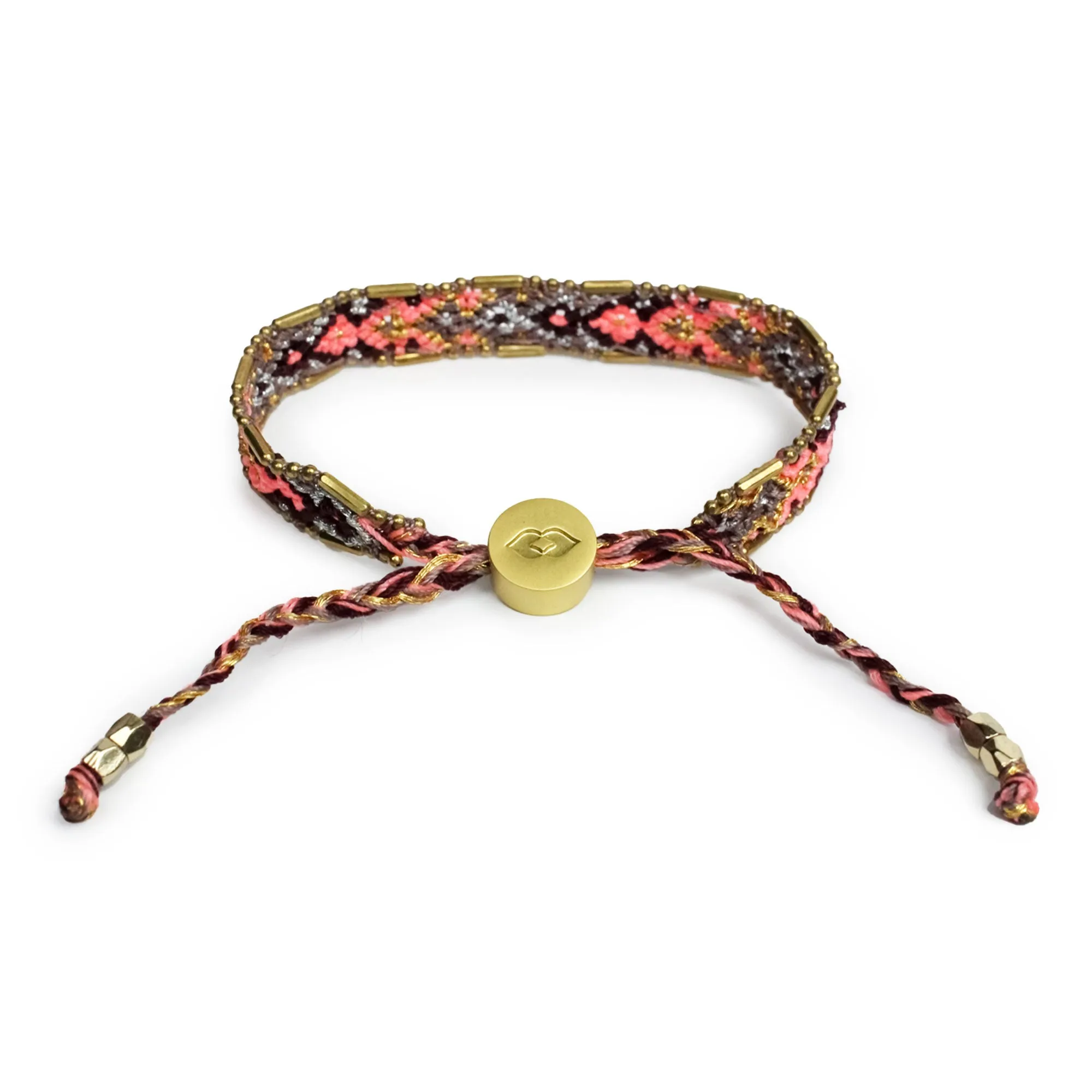 Bali Metallic Friendship Bracelet - Glow Ember