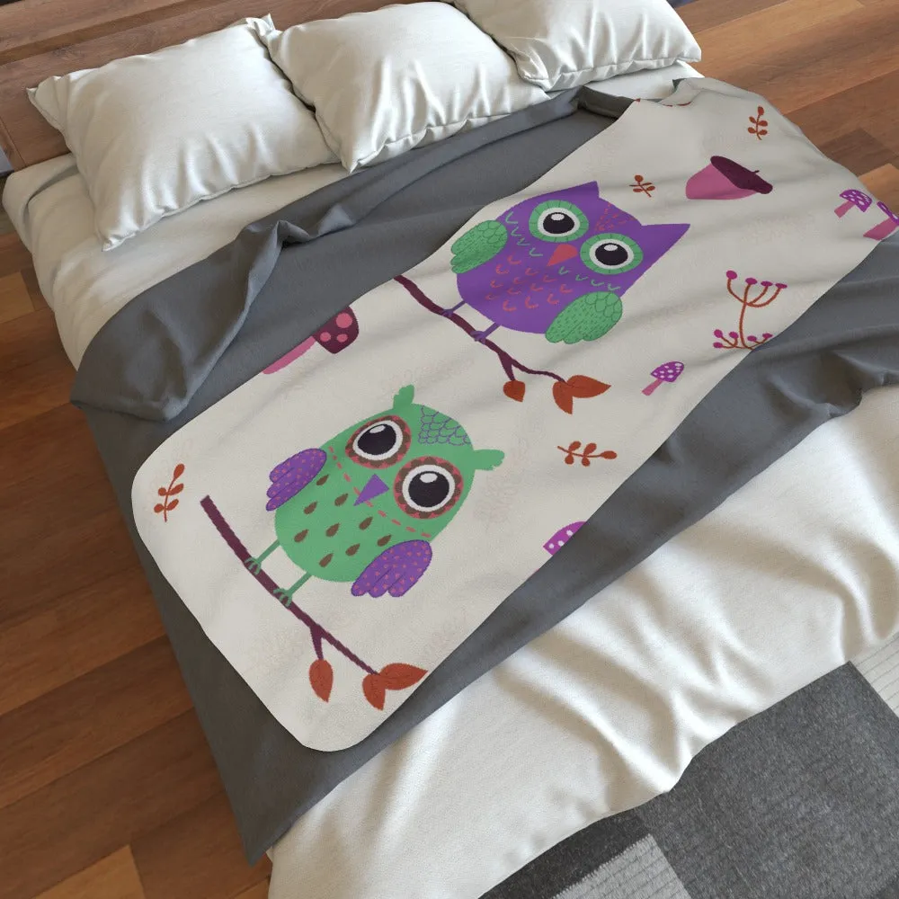 Blanket Scarf - Owl Friends