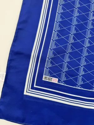 Blue and White Scarf