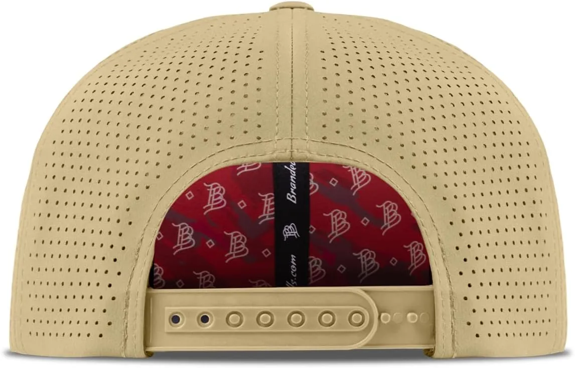 Branded Bills Bare Elite Hat, Performance Paneling, Adjustable Snapback, Silk-Soft Front Lining, Water-Repellent Shell