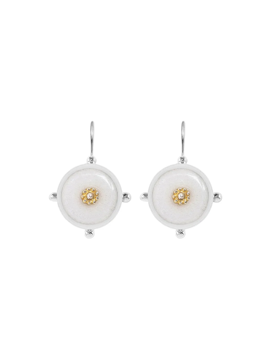 Button Earrings