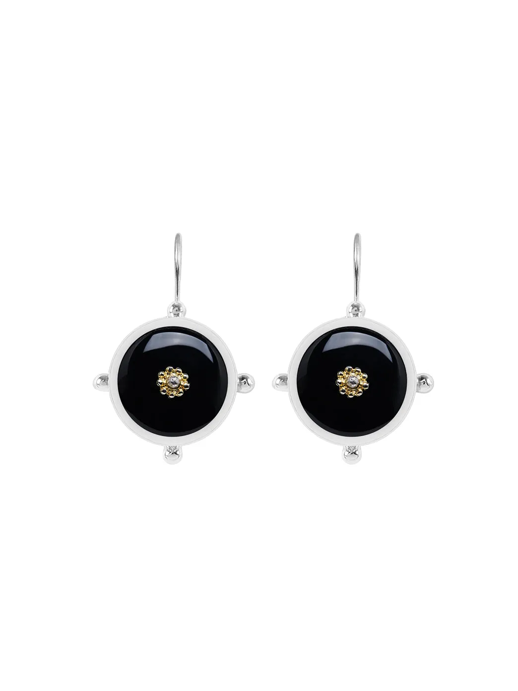 Button Earrings