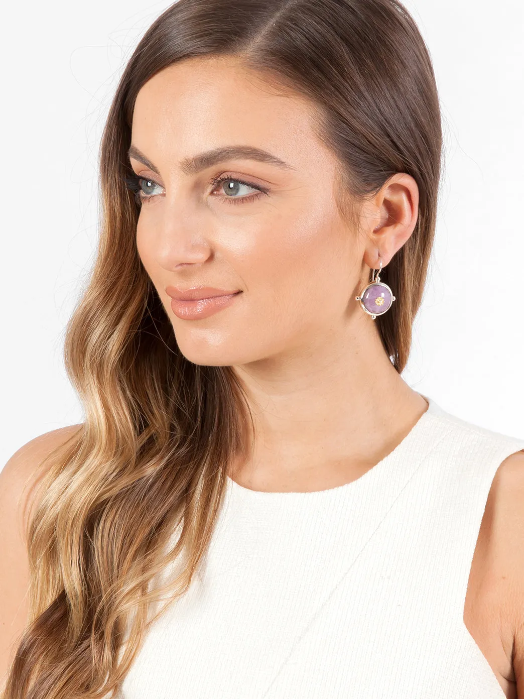 Button Earrings