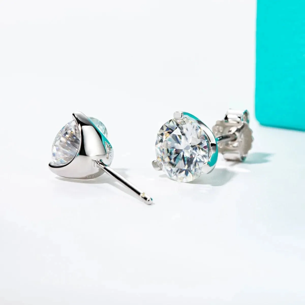 Classic 3.0 Ctw Diamond Stud Earrings