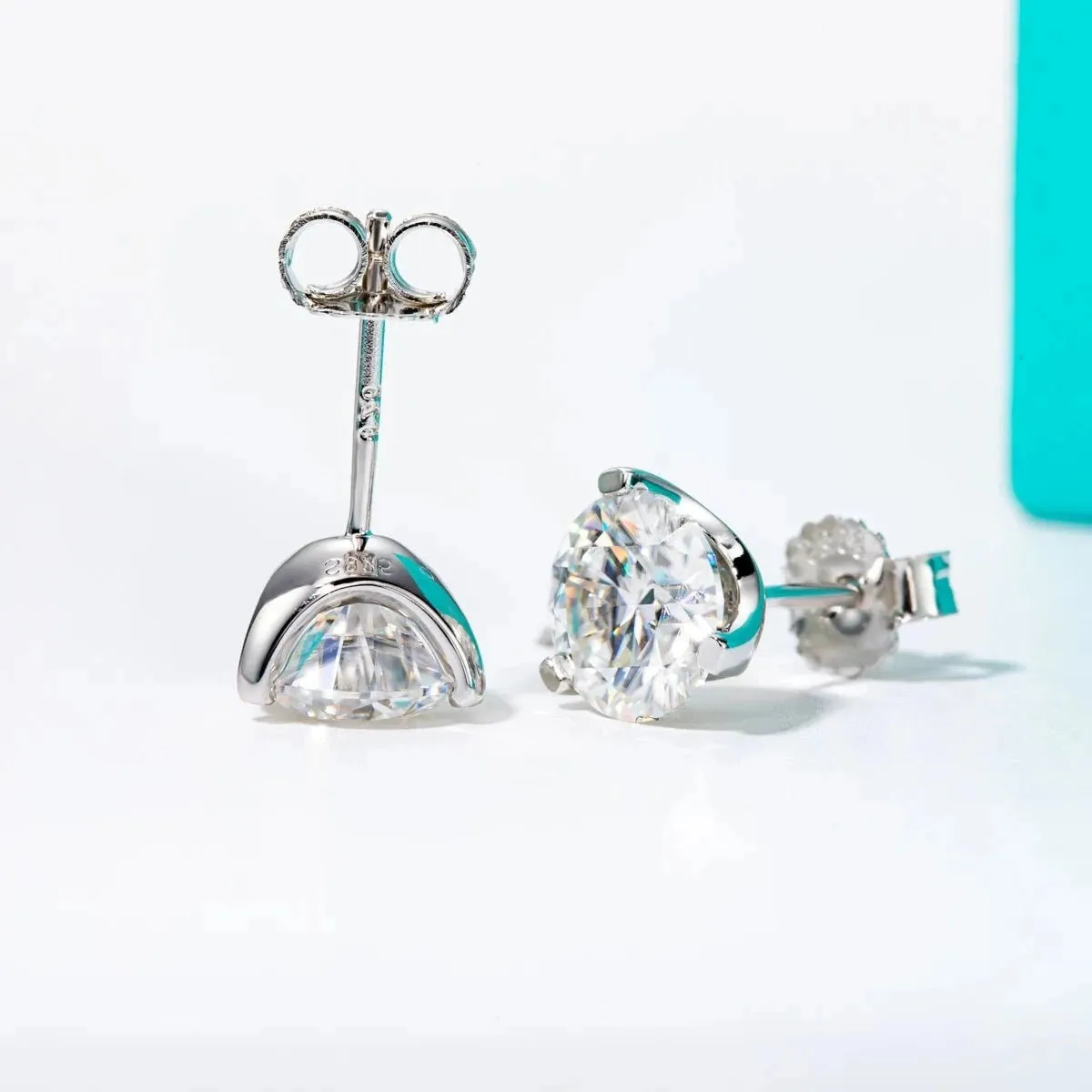 Classic 3.0 Ctw Diamond Stud Earrings