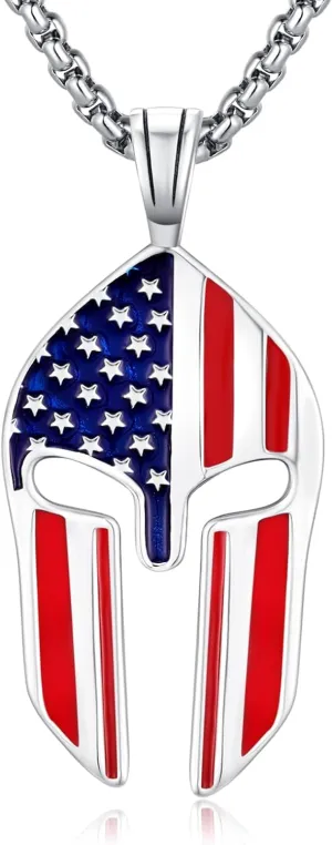 Cross Amulet Necklace 925 Sterling Silver Infinity/Spartan/Eye of Horus/Ankh Pendant Necklace Birthday Jewelry Gifts for Men Women