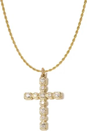 Cross Necklace for Women,Cross Crucifix Pendent Necklace Stainless Steel Cross Necklace Dainty Chain Necklace for Women on Anniversary Birthday Chrismas