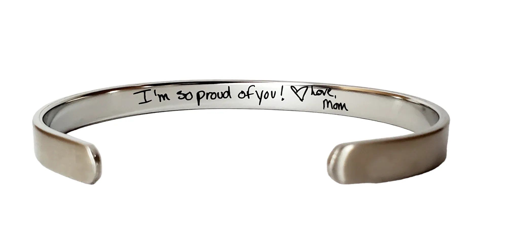 Custom Handwritten Cuff Bracelet