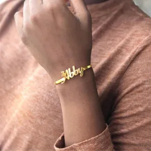 Custom Name Bangle