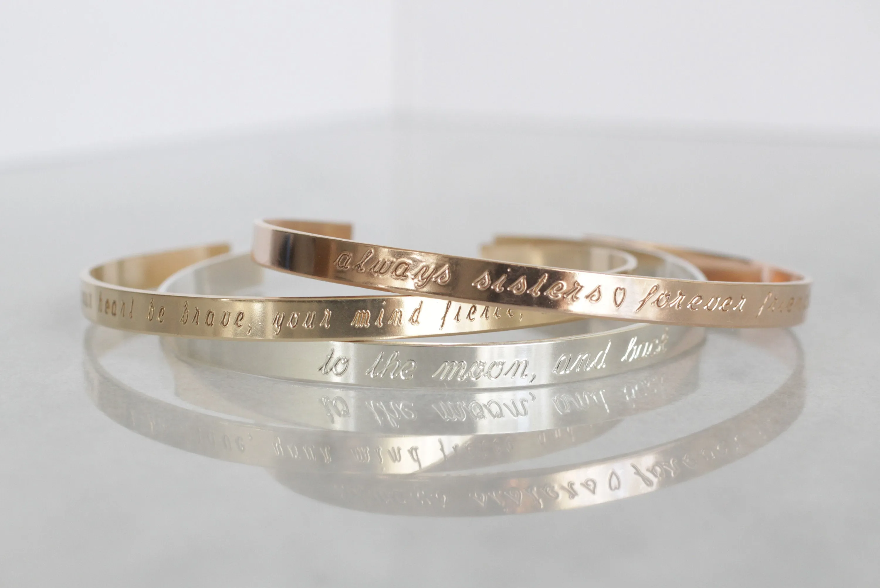 Custom Personalized Engraved Bangle