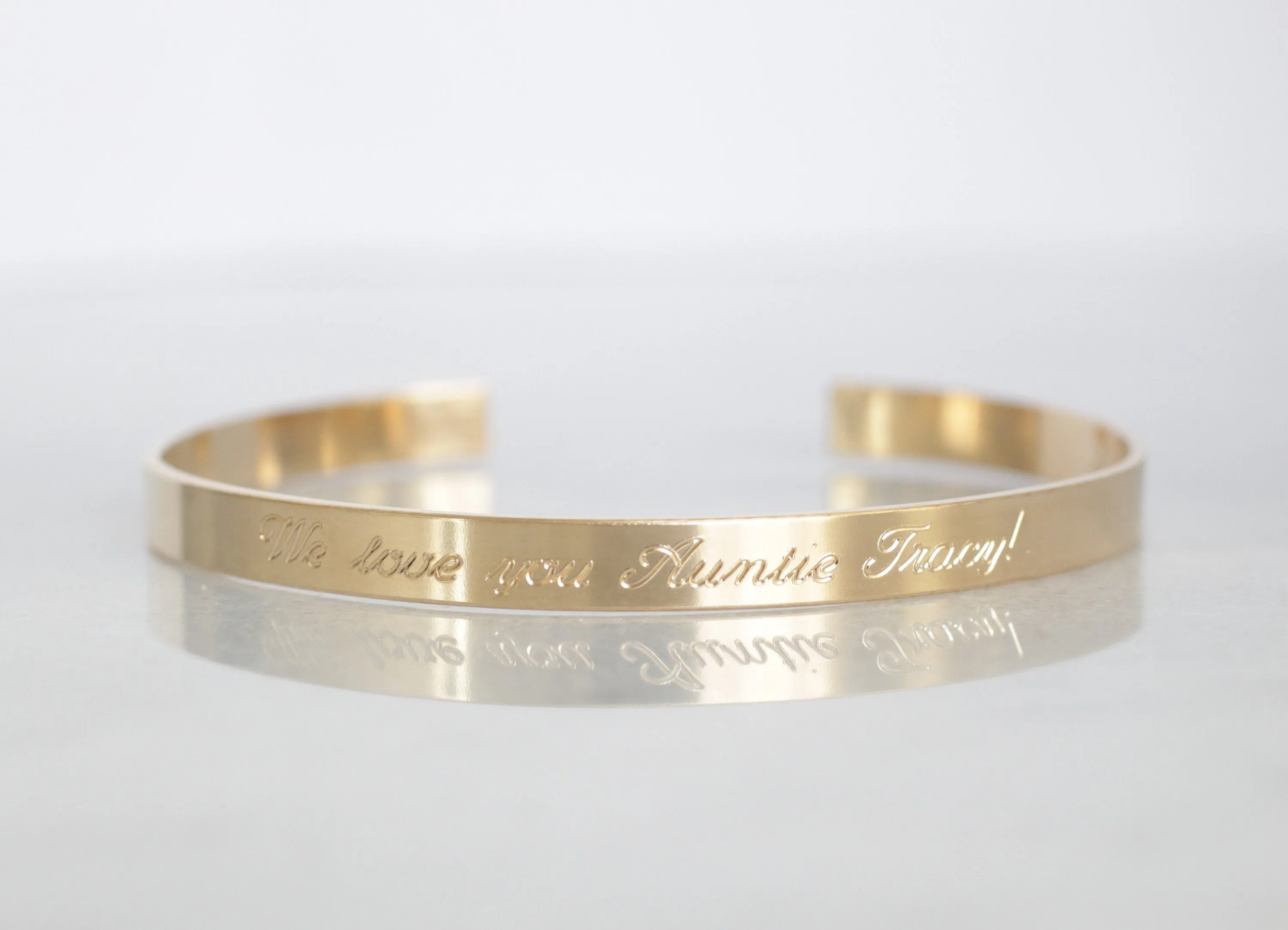 Custom Personalized Engraved Bangle
