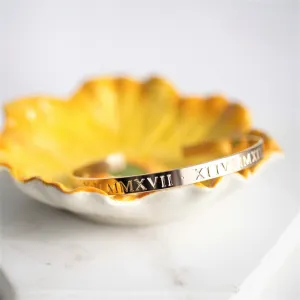 Custom Personalized Engraved Bangle