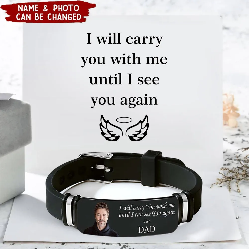 Custom Photo Always With You - Personalized Custom Bracelet