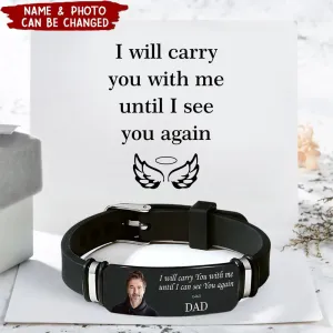 Custom Photo Always With You - Personalized Custom Bracelet