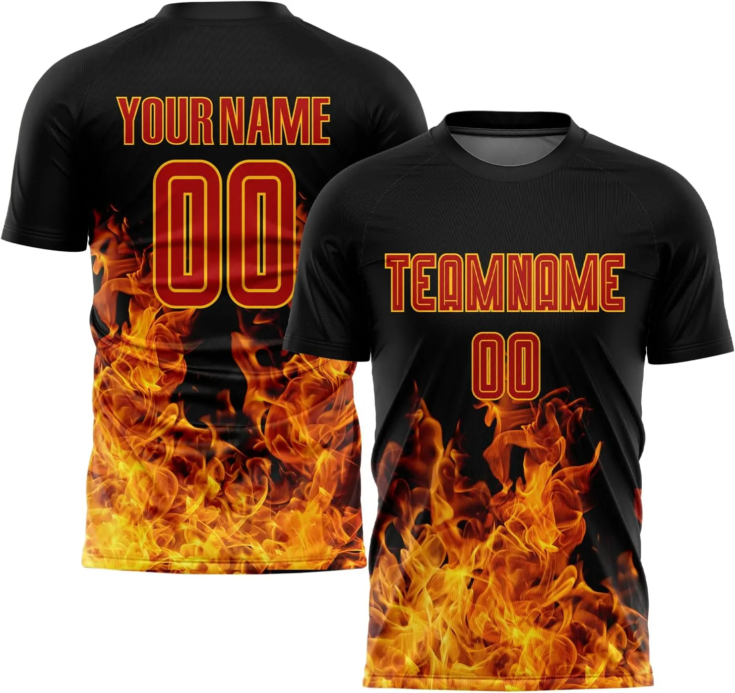 Custom Soccer Jerseys Personalized Soccer T Shirts & Shorts for Men Youth Women Boys, Printed Name Number Team Uniforms