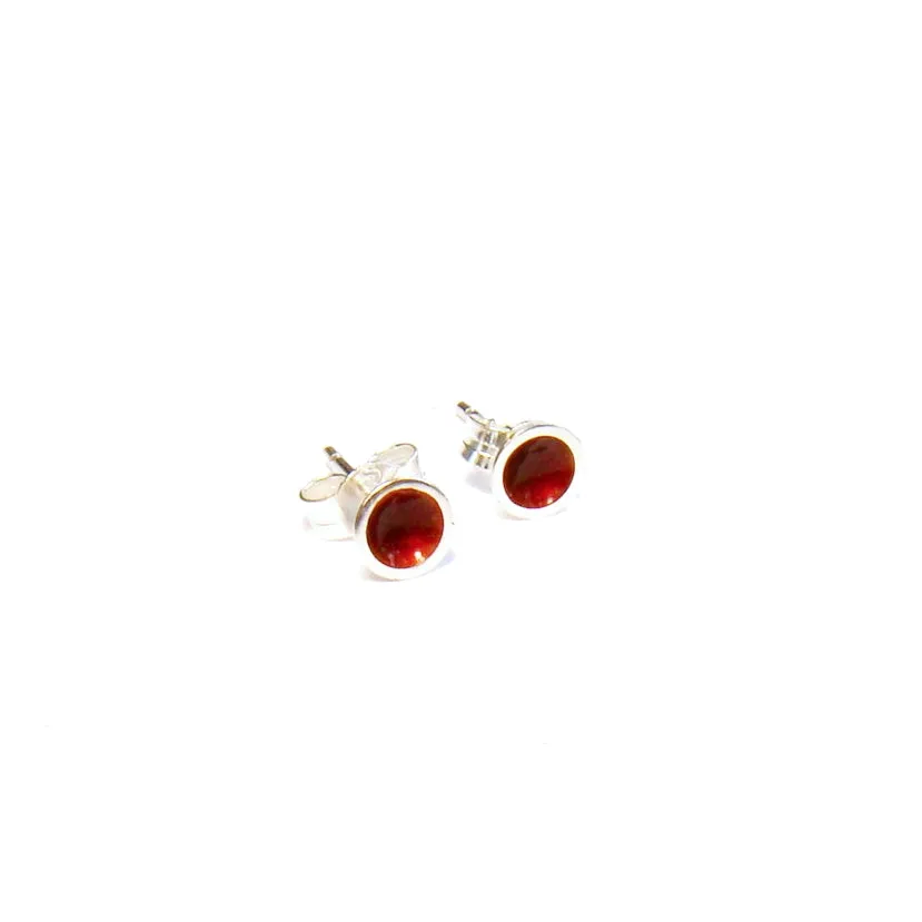 Enamel Small Stud Earring