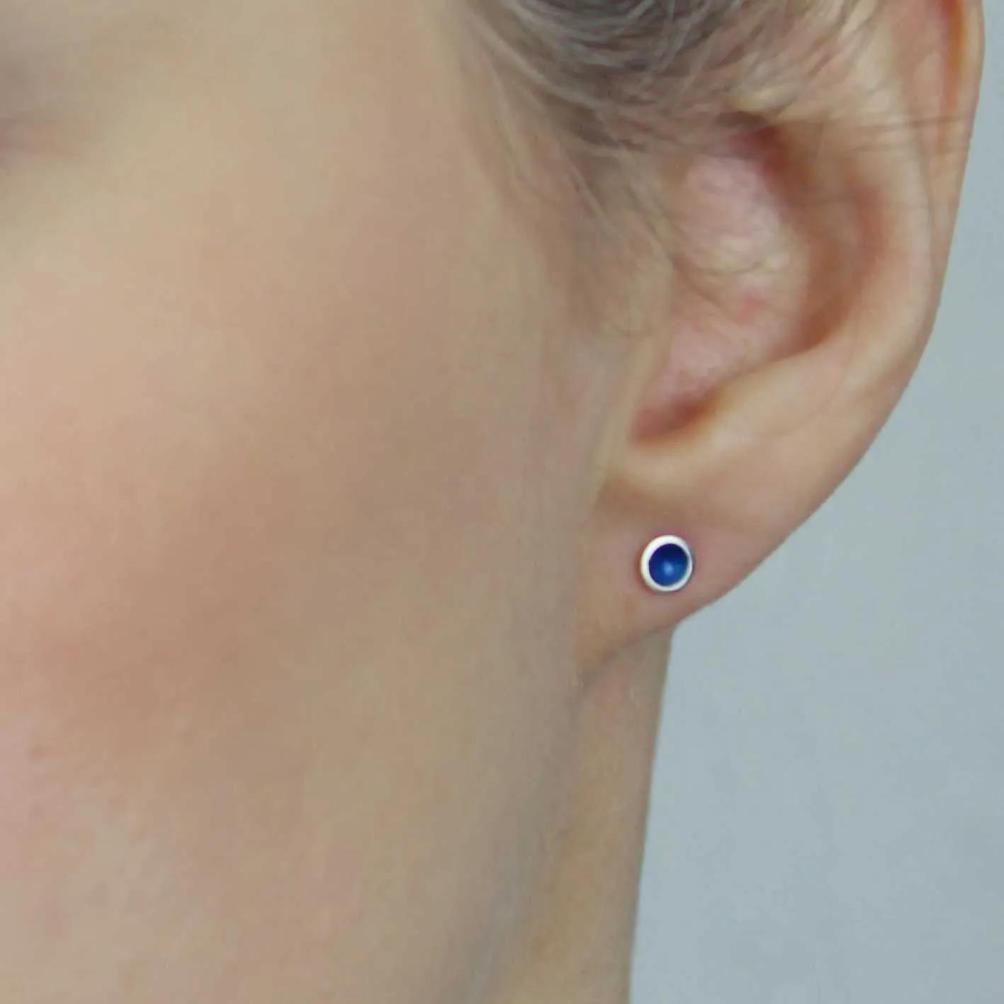 Enamel Small Stud Earring