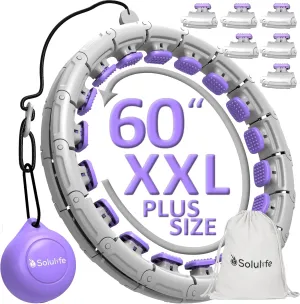 Experience Fitness Excellence with Our Infinity Hoop Plus Size  Weighted Hula Hoop for Weight Loss  Hula Hoop Exercise Ring with ABS and Quality Wheels  for All The Sizes and Levels