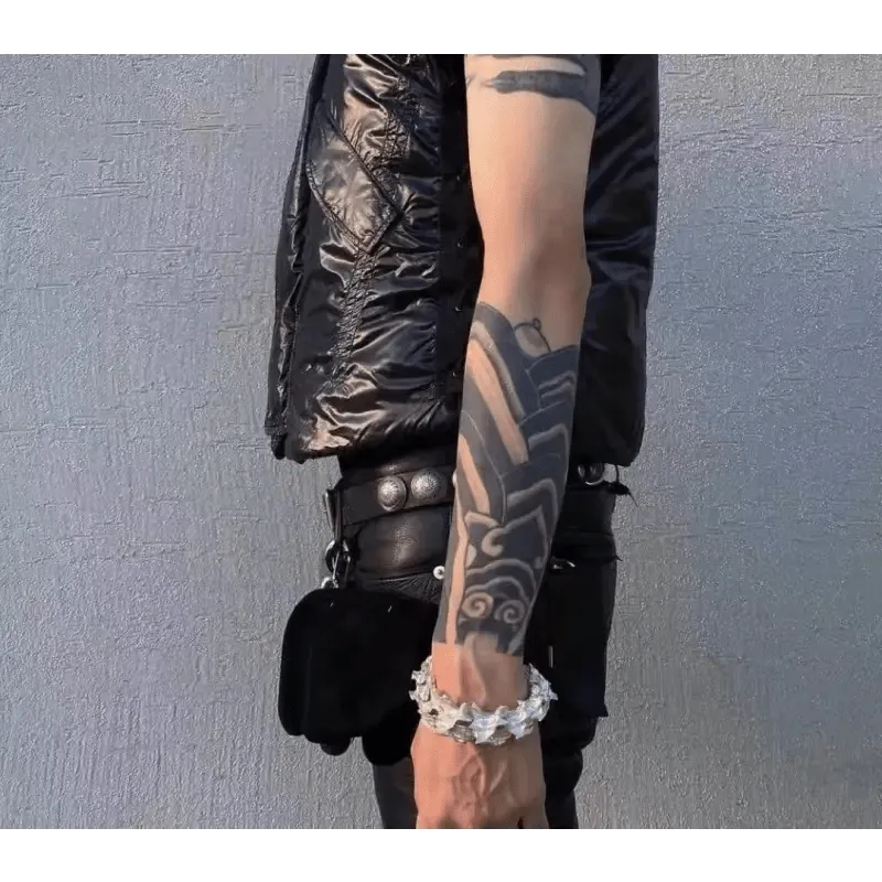 Fashion Snake Bone Bracelet: Adjustable Silver Plated Unisex Style