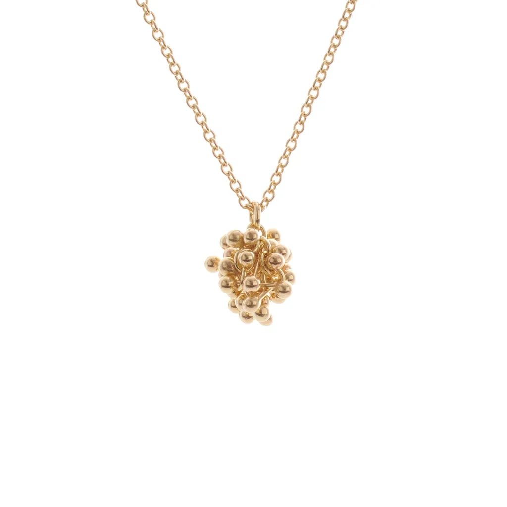 Fine Gold Cluster Pendant