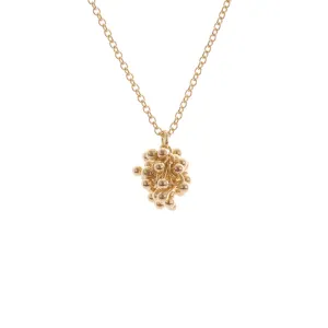 Fine Gold Cluster Pendant