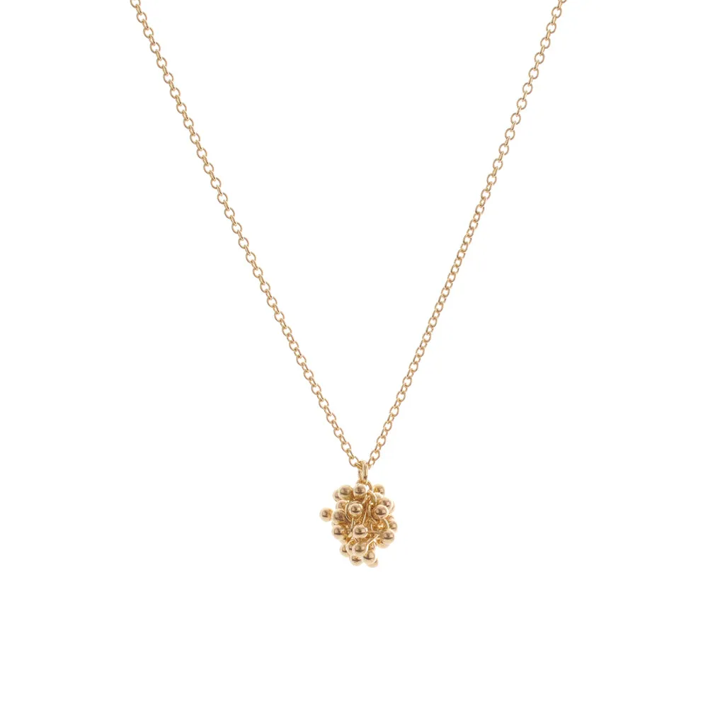 Fine Gold Cluster Pendant