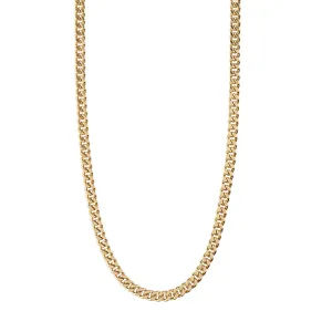 FUCHSIA curb chain necklace gold-plated