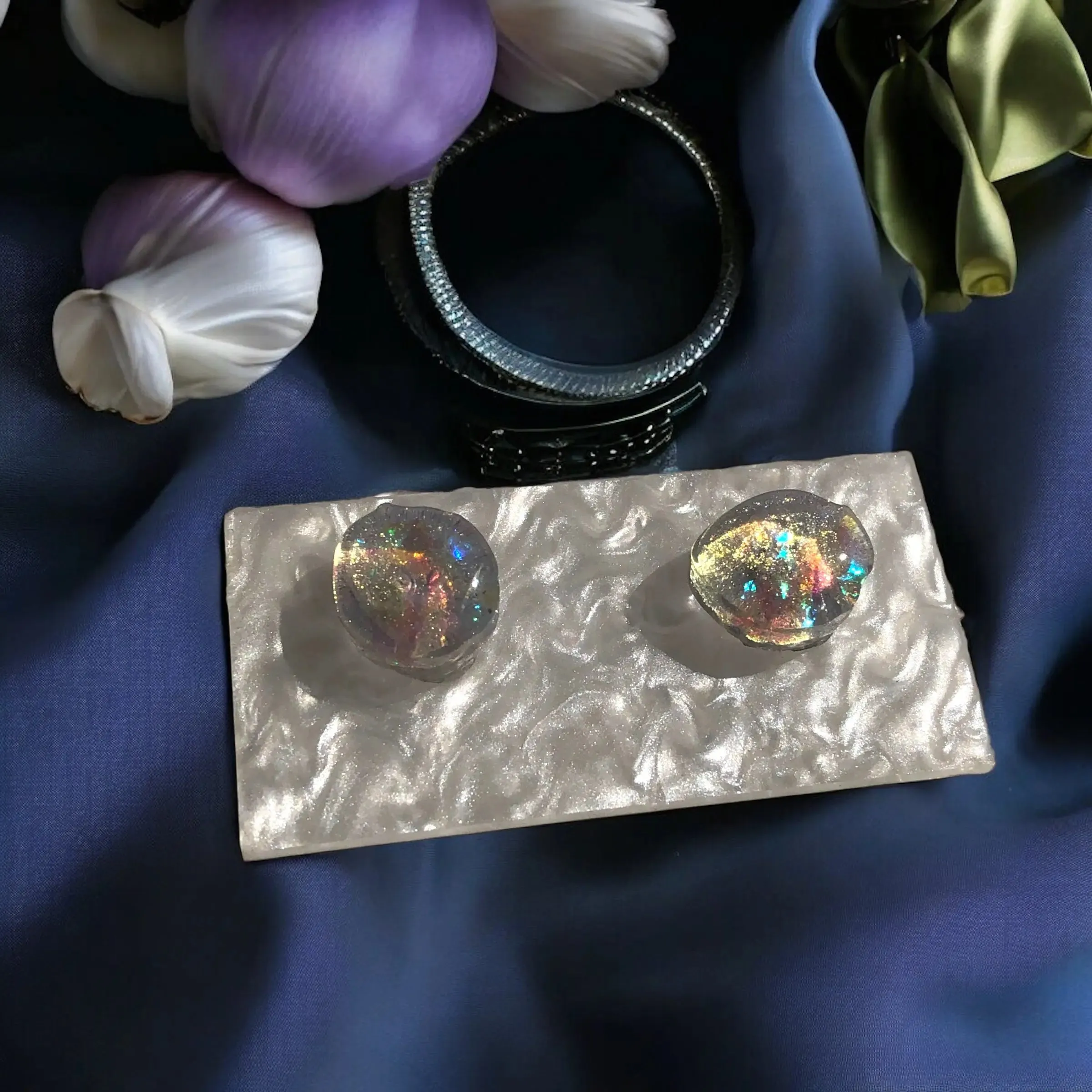 Geode Sparkle Studs