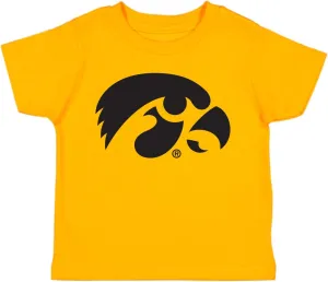 Iowa Hawkeyes Logo Baby/Toddler T-Shirt - Gold