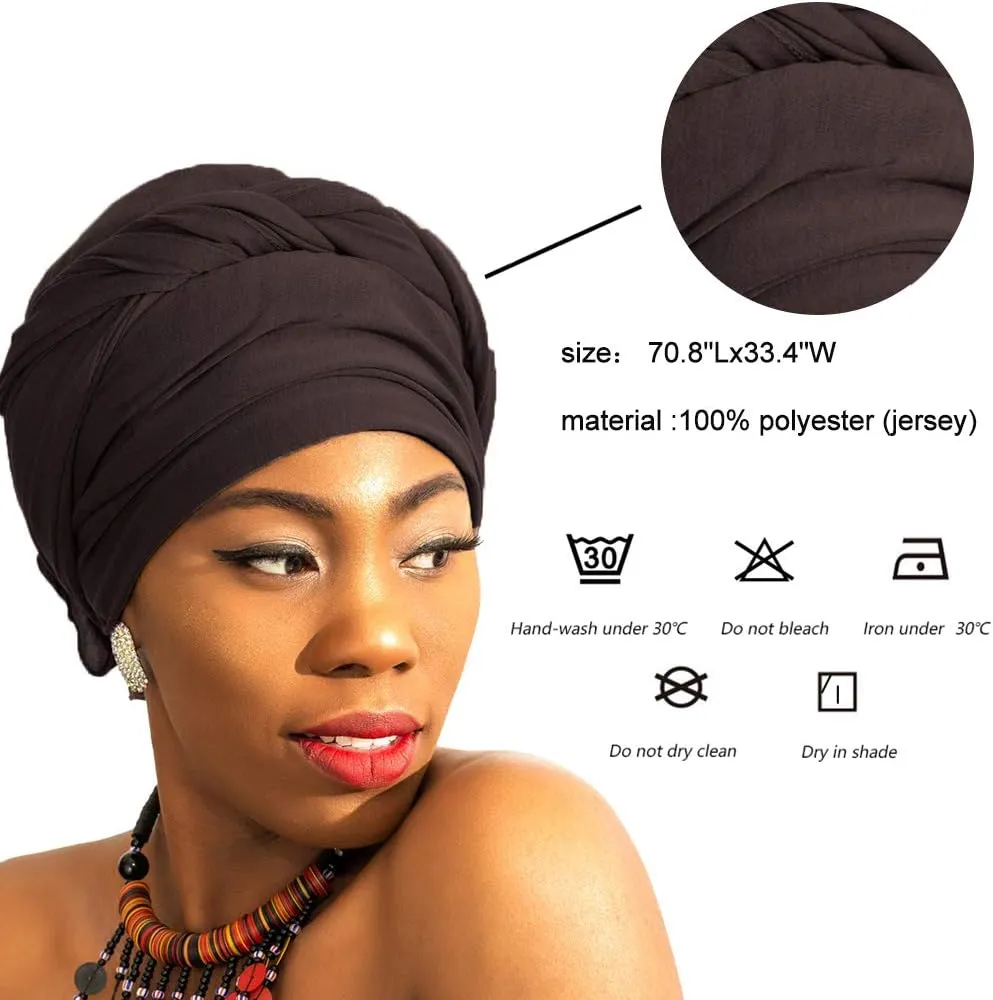LMVERNA Women's Jersey Hijab Scarves Fashion Long Plain Muslim Head Scarf Wrap Shawls