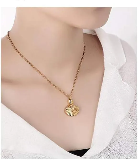 Locket Urn Necklace Urns for Brother Pet Ashes Best Cremation Anchor Human Angel Wing Infinity Memorial Keepsake Jewelry