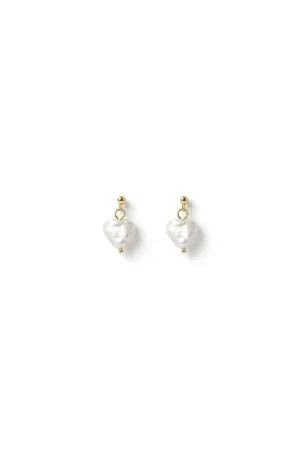 Lover Gold and Pearl Earrings