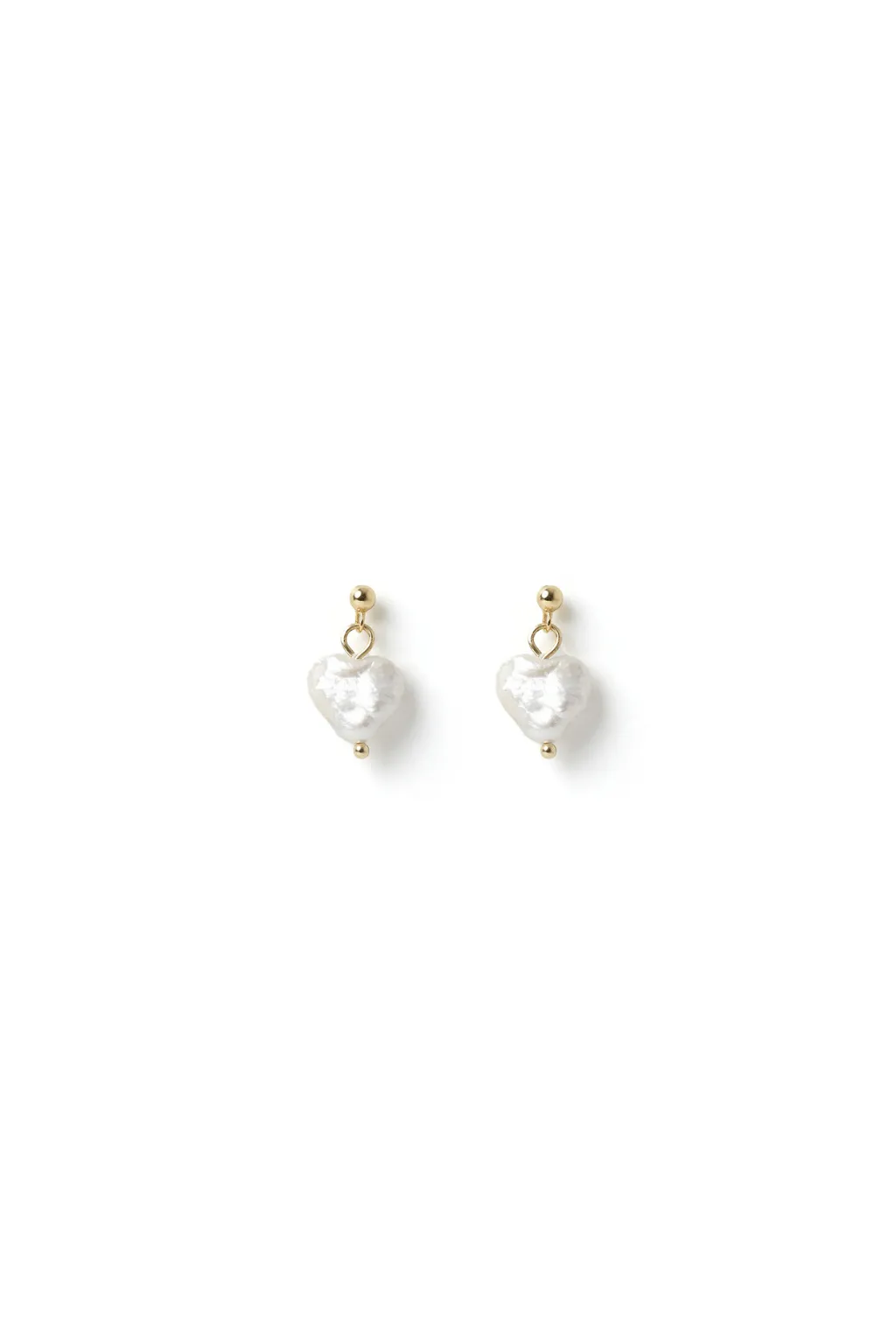 Lover Gold and Pearl Earrings