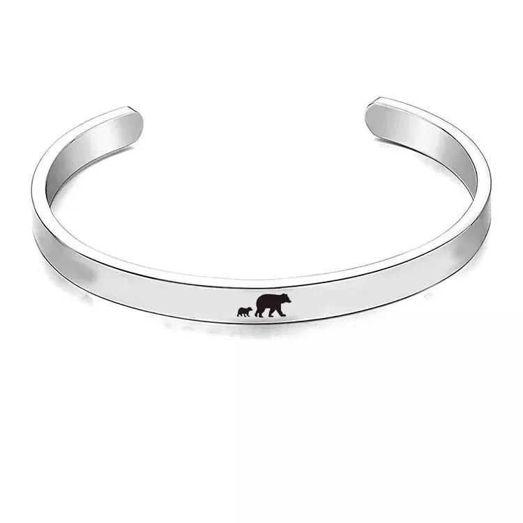 Mama Bear Cuff Bracelet