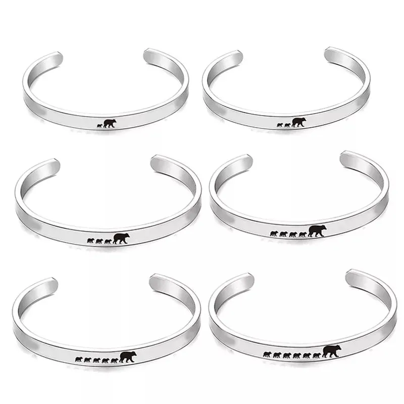 Mama Bear Cuff Bracelet