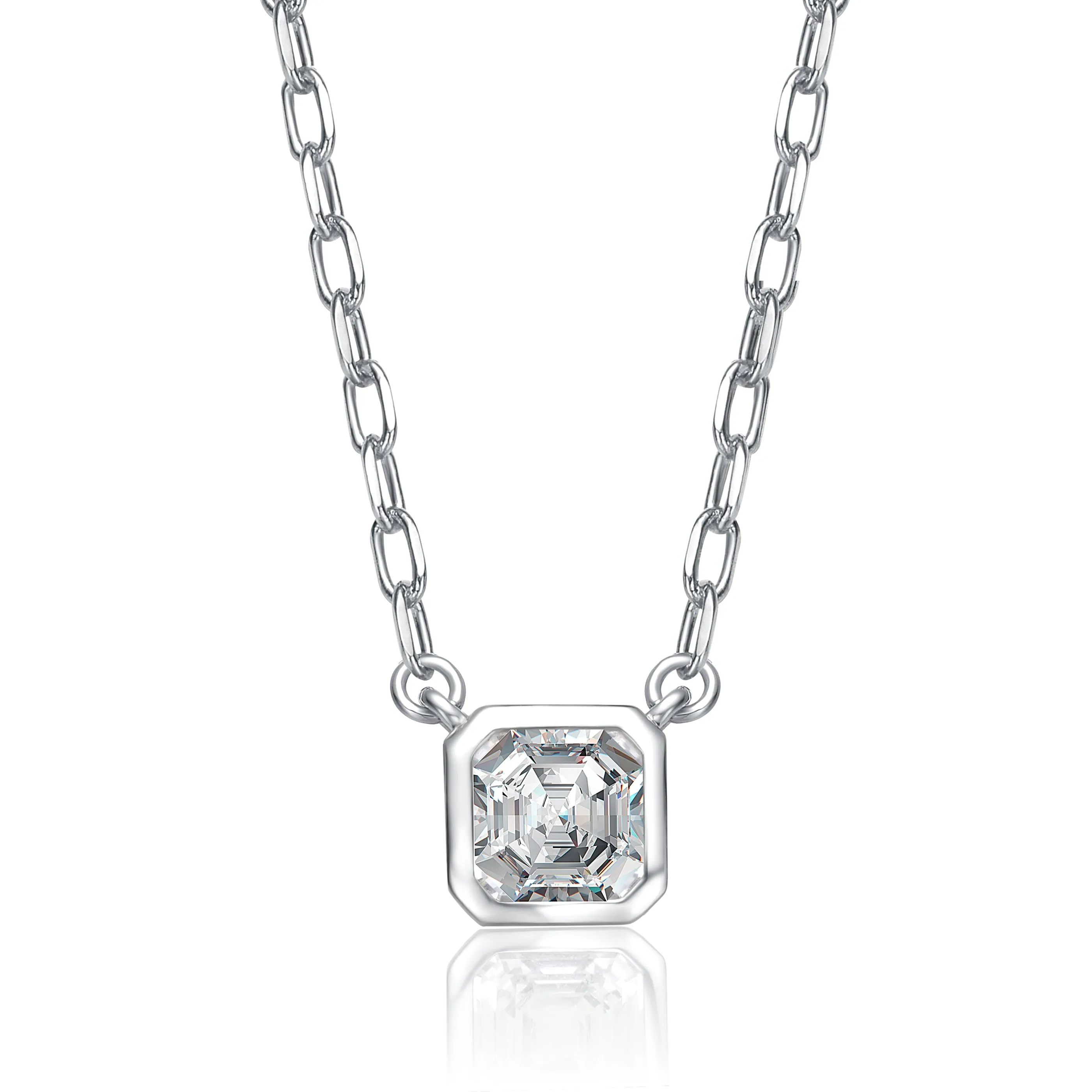Marie Vilette Square Chain Necklace
