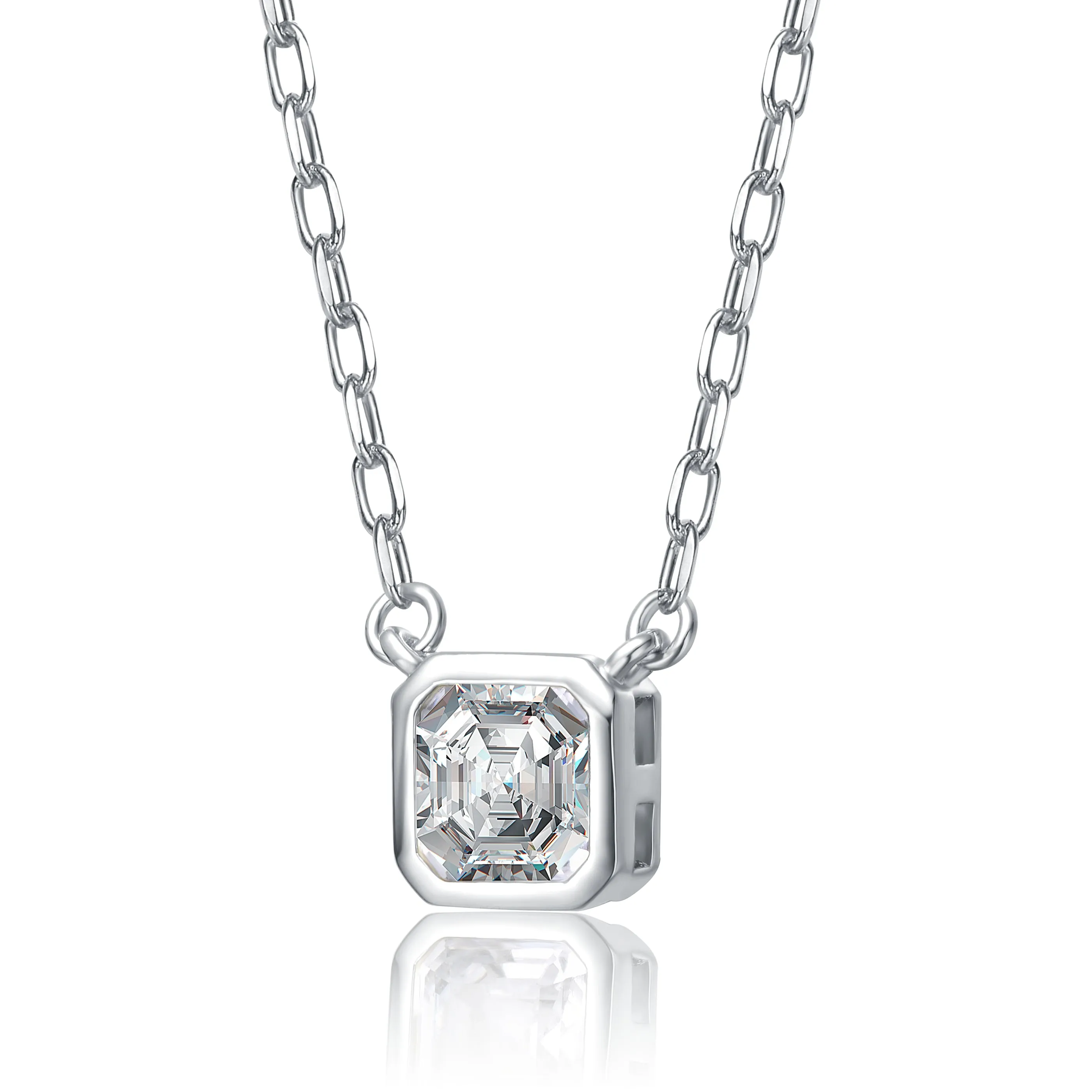 Marie Vilette Square Chain Necklace