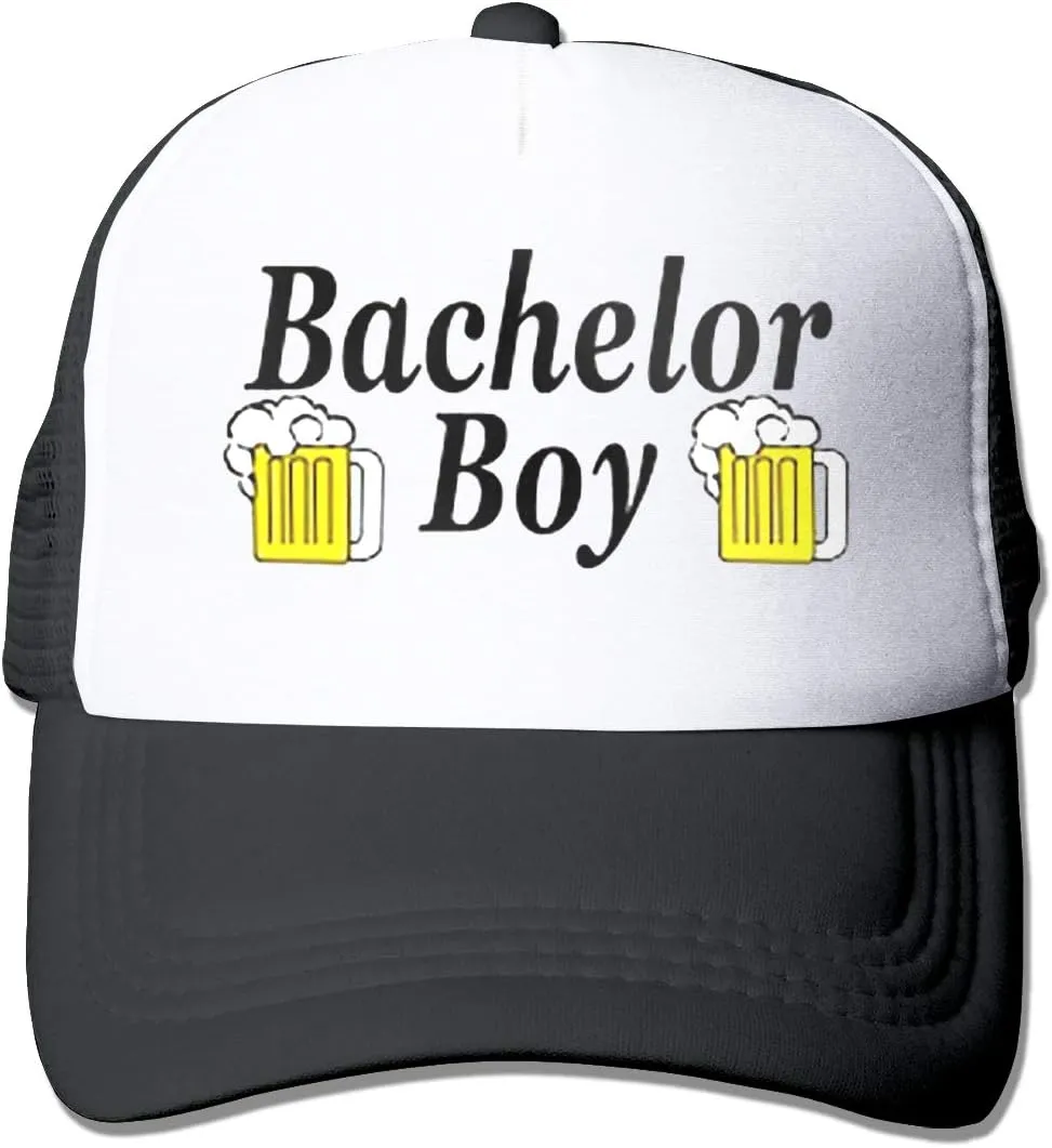 Men's Bachelor Boy Party Trucker Hats Adjustable Mesh Baseball Caps