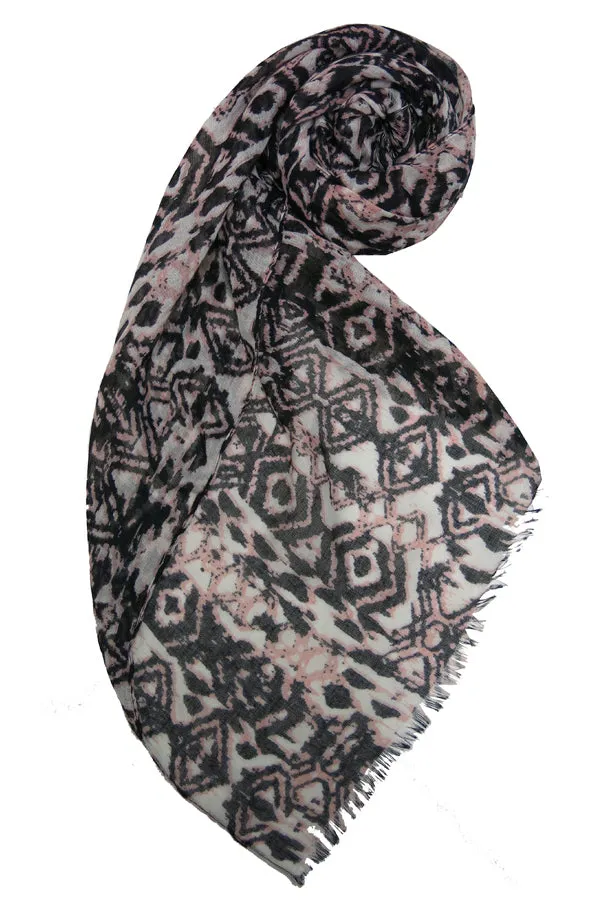 North Star Print Scarf Wrap