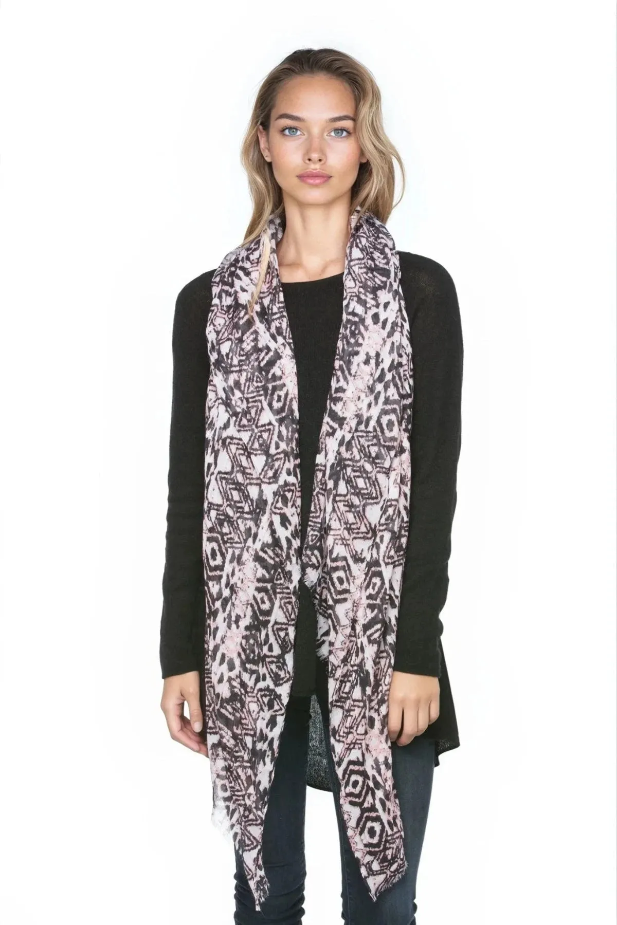 North Star Print Scarf Wrap
