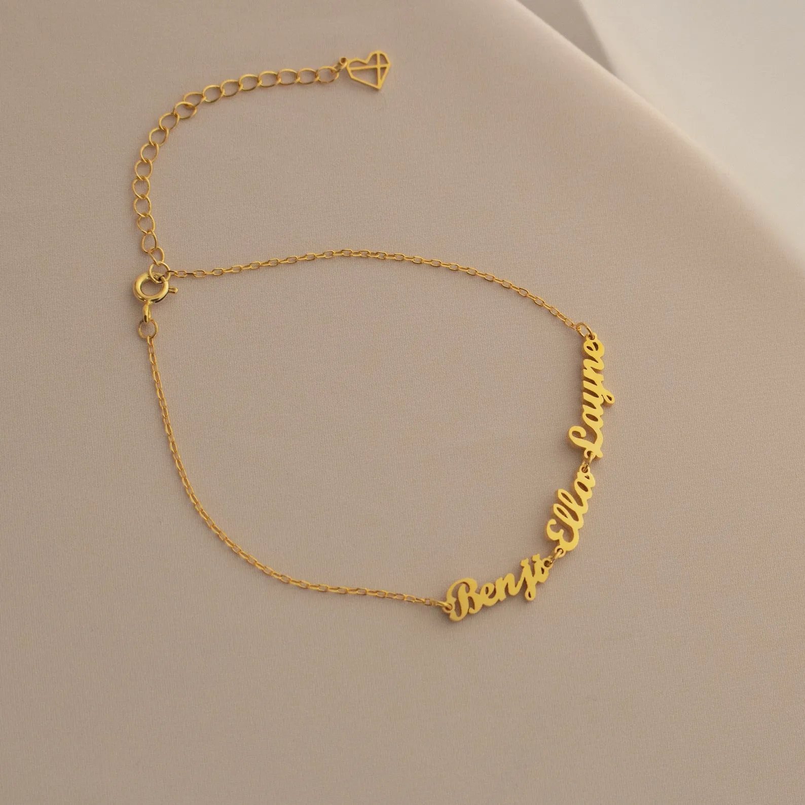 Personalized Custom London Multiple Name Bracelet