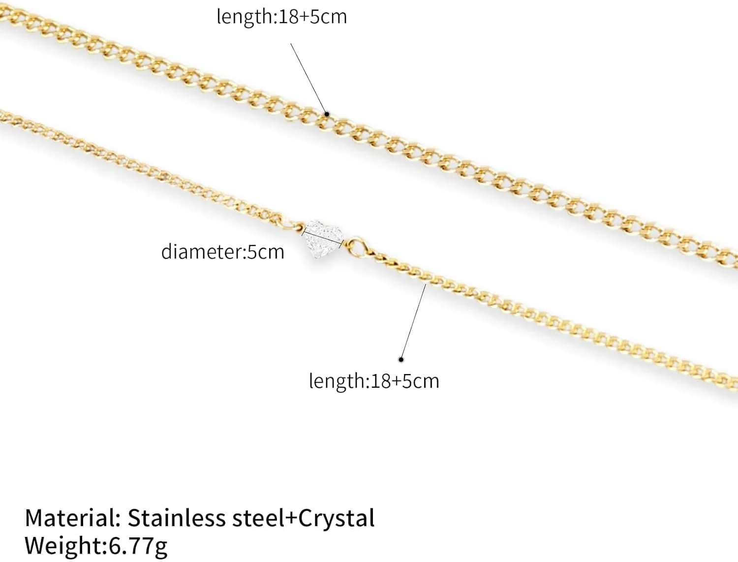 Promise Couple Bracelets for Women Men Permanent Bracelets for Couples Soulmate Distance Relationship Bracelet Stainless steel Matching Bracelets Locked Bracelet Heart Rhinestone Gold Silver Cuban Chain
