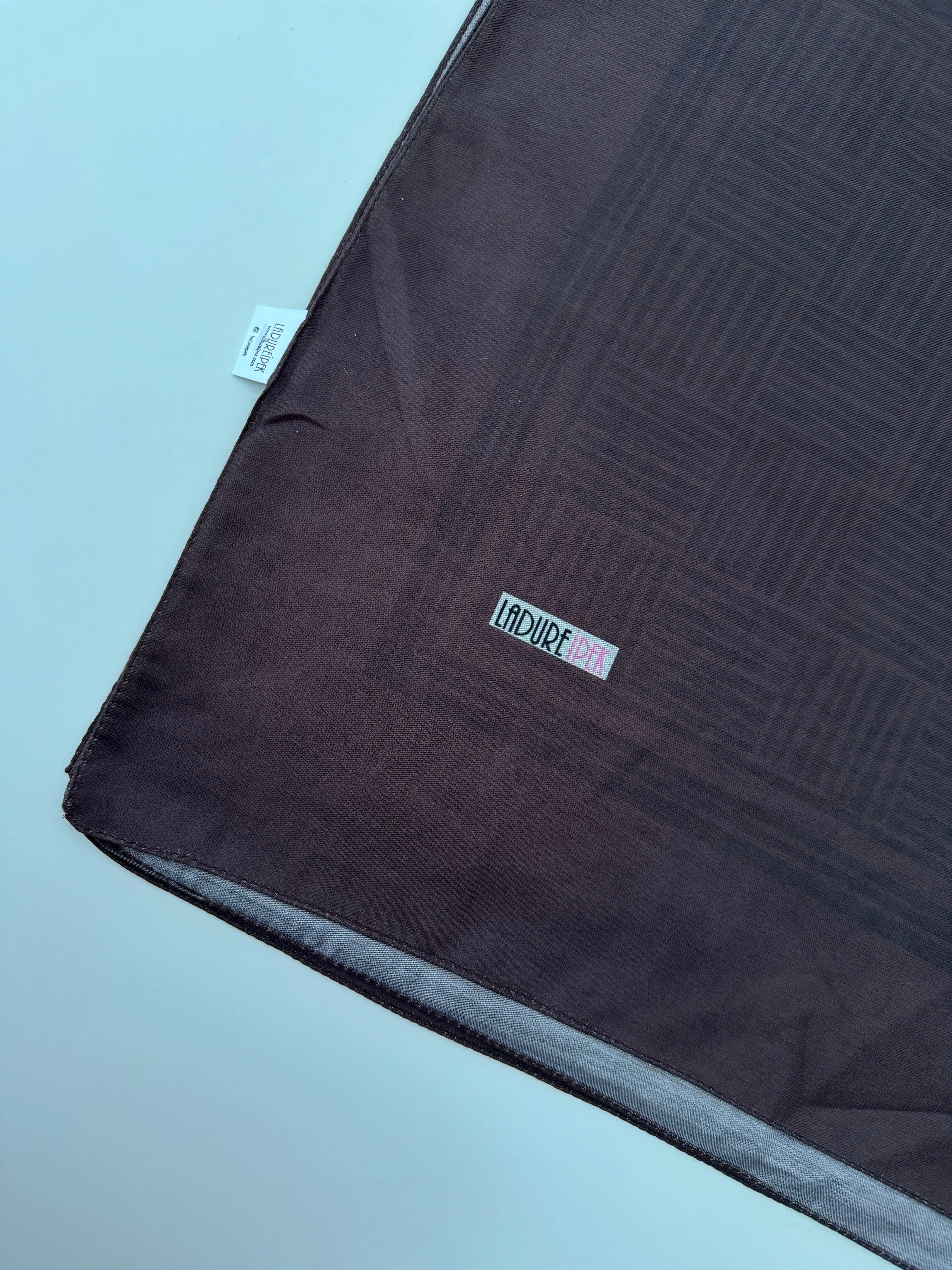 Purple-Taupe Lined Jacquard Scarf
