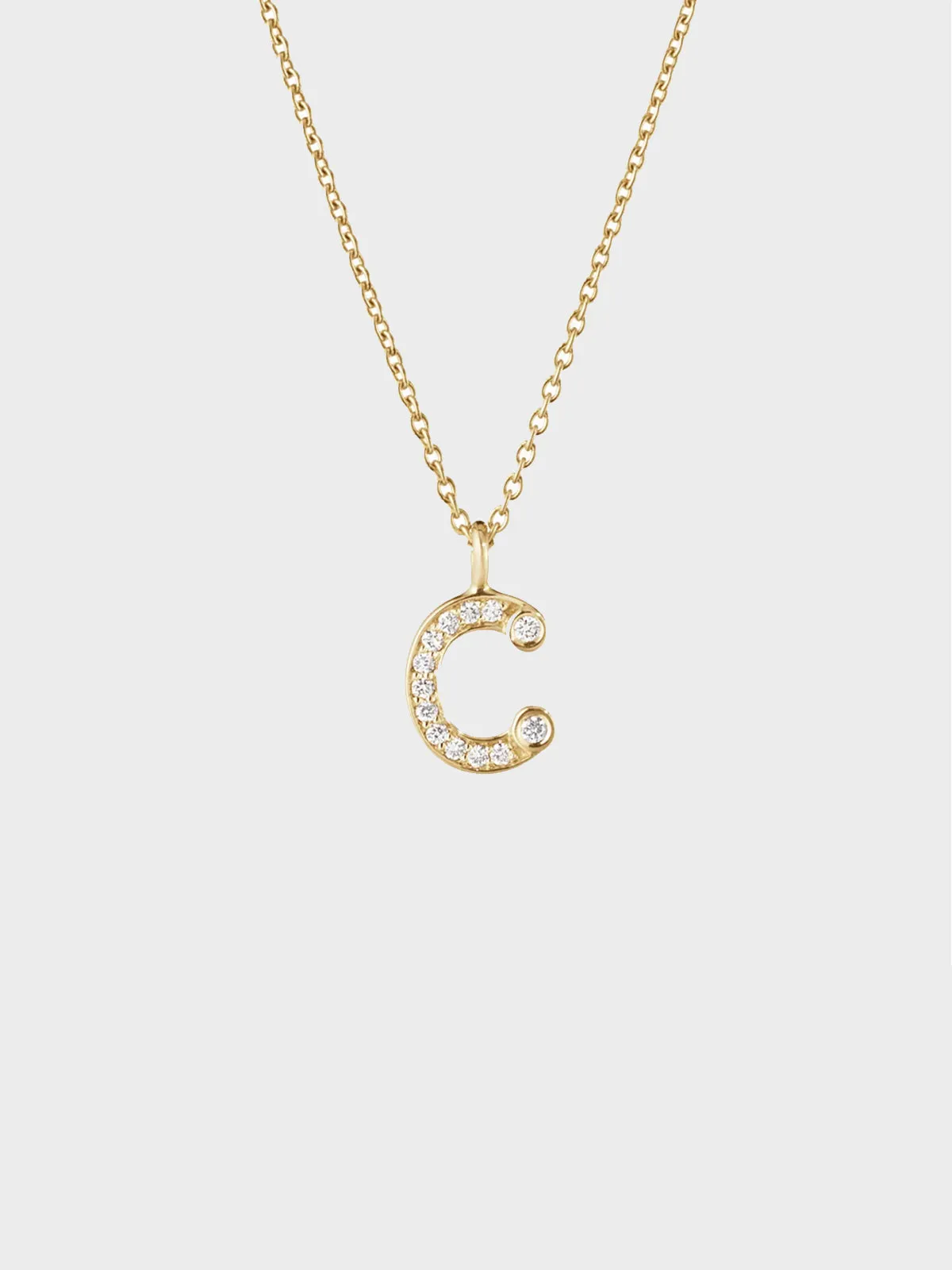 Simple C Necklace
