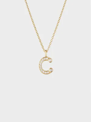 Simple C Necklace